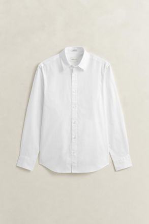 GANT Men Regular Fit Pinpoint Oxford Shirt (XXXL) WHITE