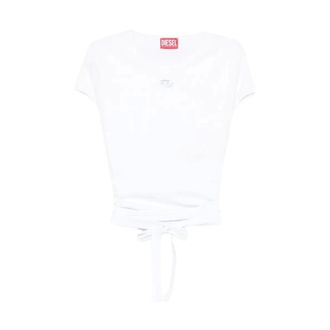Diesel T-Shirts, female, White, Size: L T-Bunny-Tail Top