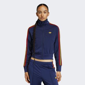 adidas Trainingsjacke ADIDAS ORIGINALS FIREBIRD CLASSIC, Damen, Gr. XXL, dunkelblau, team power rot 2, crew gelb, Obermaterial: 100% Polyester, Jacken Traini