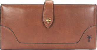 Frye Melissa Slim Wallet Wallet Womens Handbags Cognac : PROCESSING PROCESSING, Leather