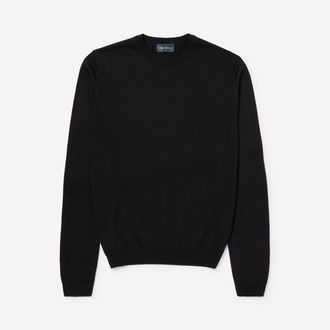 Oliver Sweeney Mens Cosford Black Wool - Size X-Large