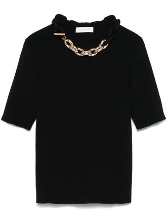 Paco Rabanne Top With Chain Link Detail