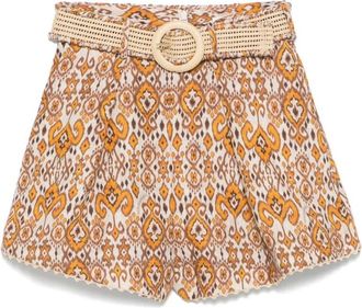 Zimmermann Mujer, Pantalones cortos, Naranja, Talla: S