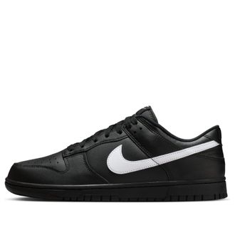 Nike Dunk Low Black White Swoosh IO7606-010