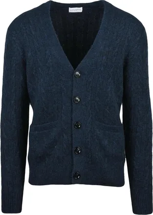 Ballantyne Alpaca-Wool Cardigan