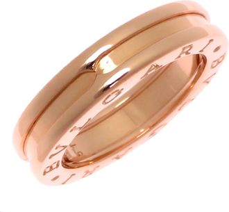 Bulgari Pink Gold (18K) Band Ring (Pre-Owned)