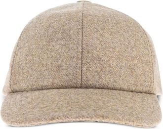 Isabel Marant Cappello da baseball in lana - LIGHT KHAKI