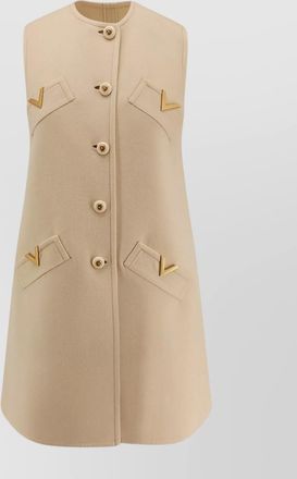 Valentino short dress in wool and cashmere