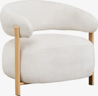 Sklum Poltrona In Tessuto Chenille E Ferro Jolie Sklum