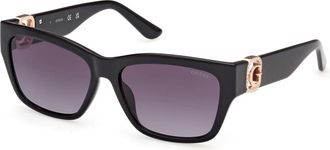 Guess Gu 00105 Zonnebril - Dames - Zonnebrillen - Zwart - 56 MM - Accessoires