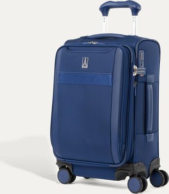 Travelpro Versapack + Lightweight Softside Expandable 20 Compact Carry On Spinner Luggage in Estate Blue at Nordstrom