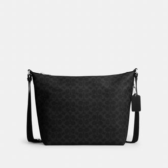 Coach Finn Hobo Bag 32 In Signature Canvas