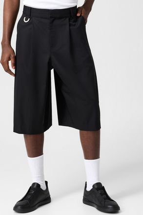 3.Paradis Mens Logo arc pleated Bermuda short