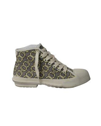 Tory Burch Tory Burch Pre-owned Womens Buddy High-Top Sneakers in Multicolor Canvas - Multicolour - Size UK 4