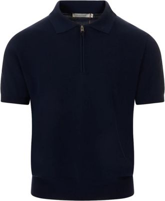Canali KNT - Heren - Polos - Blauw - 4XL - Katoen - Tops