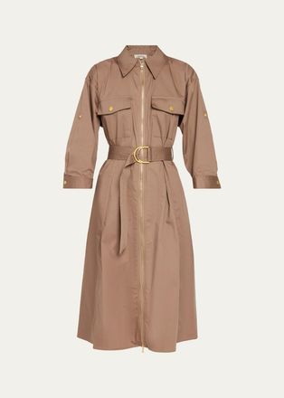 L'agence Callen Belted Midi Shirtdress