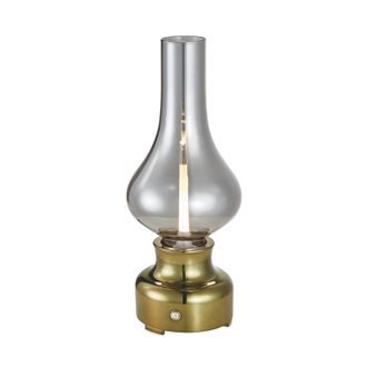 Lindby L&aacute;mpara De Mesa Led maxentius En Verde Vidrio - Lindby