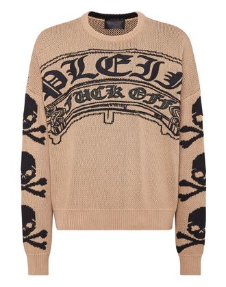 Philipp Plein Pullover Ronde Hals Gothic Plein