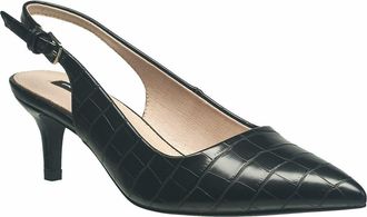 French Connection Quinn Slingback Pump Sandal in Black at Nordstrom, Size 10