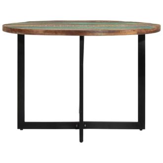 Berkfield Home Dining Table 110x75 cm Solid Wood Reclaimed