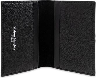 Maison Margiela Leather Card Holder, Unisex, Black
