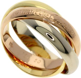 Cartier Yellow Gold (18K) Pink Gold (18K) White Gold (18K) Band Ring (Pre-Owned)