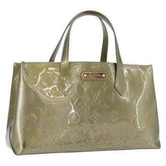 Louis Vuitton Pre-owned Vintage Handtas - Dames - Pre-owned - Groen - Maat: ONE Size Leer