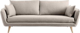 Miliboo Sof&aacute; N&oacute;rdico 3 Plazas Beige Creep