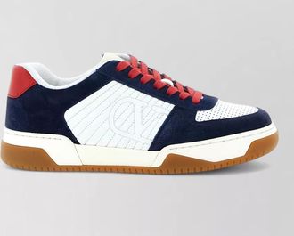 Valentino Garavani sparry sneakers perforated design contrast laces