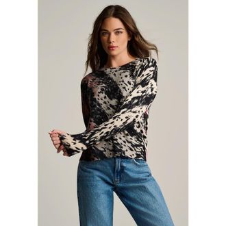Lisa Todd Running Wild Cotton Sweater in Chocolate Feather at Nordstrom, Size X-Small