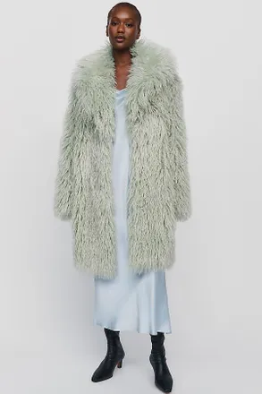Avec Les Filles Shaggy Faux Fur Jacket