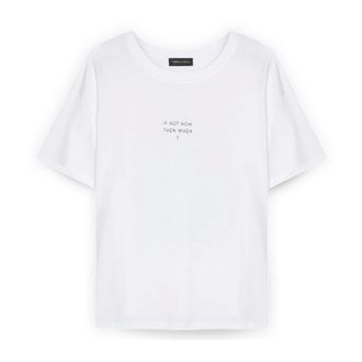 Fiorella Rubino Dames, Tops, Wit, Maat: S Katoen