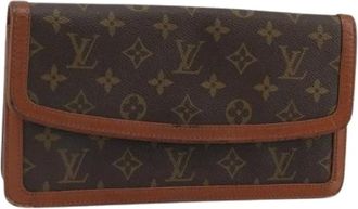 Louis Vuitton Pre-owned Clutches, female, Brown, Size: ONE SIZE Pre-owned Vintage Monogram Clutch