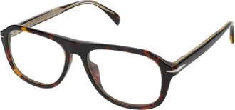 Eyewear by David Beckham Heren, Accessoires, Bruin, Maat: 54 MM