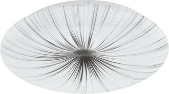 Eglo Nieves Led Decorative Flush Ceiling Light White - Eglo