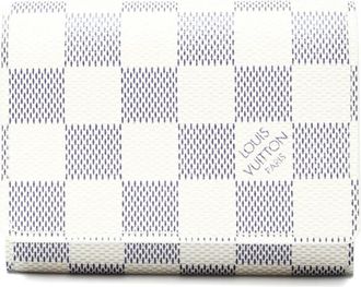 Louis Vuitton 2007 Damier Azur canvas wallet - White