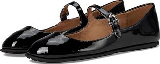 Aerosoles Perry Womens Flat Shoes Black Patent PU : 10.5 B - Medium, Leather