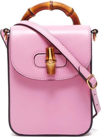 Gucci 2000s Bamboo schoudertas - Roze
