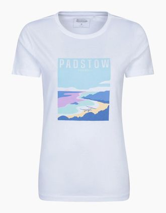 Mountain Warehouse Womens Mountain Warehouse Womens/Ladies Padstow Short-Sleeved T-Shirt - White - Size: 16