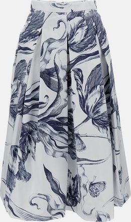 Erdem Gonna Midi A Pieghe