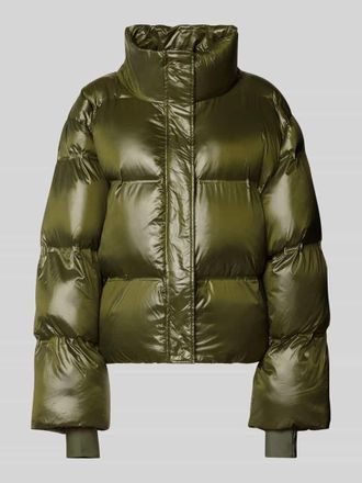 Neo Noir Neo Noir Steppjacke mit Stehkragen Modell Rhea in Khaki, Gr&ouml;&szlig;e 42