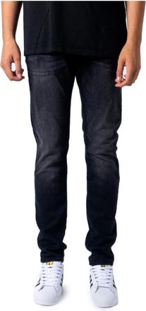 Jack & Jones Heren Straight Jeans - Heren - Regular Fit Jeans - Zwart - W32 L34 - Denim - Jeans