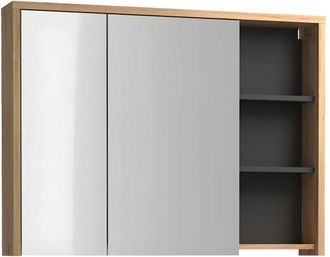 Vente-Unique Armadietto a muro da bagno 100 cm Colore Naturale - PURNAL