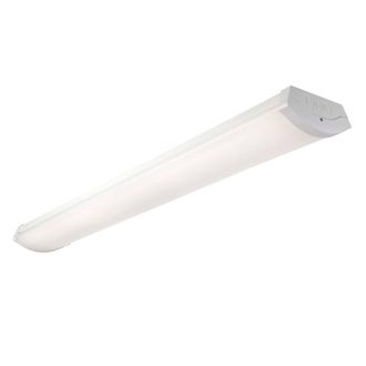 Netlighting Dualled 4ft Emergencyergency 38W Commercial Lighting Matt White Paint
