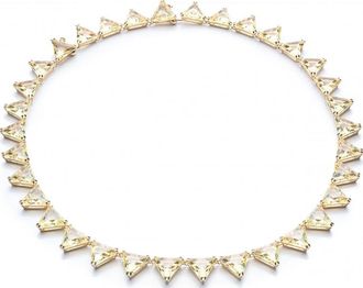 Swarovski Womens 5599487 Ladies Ortyx Necklace - Gold - One Size