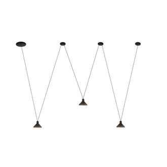 Netlighting Antaras 3 Light Linear Pendant 24W LED 3000K 1770lm Black