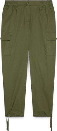 Fiorella Rubino Straight Broeken - Dames - Straight fit broeken - Groen - 2XL - Broeken
