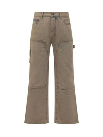 Amiri Beige Regular Mid Rise Jeans