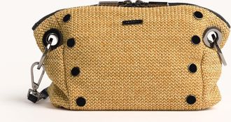 Hammitt Hammitt Daniel Crossbody Clutch Chaparral Raffia Gunmetal Sml