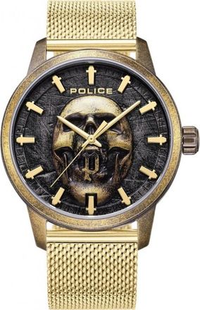 Police PEWJG0005504 Mens Watch - Gold Silver Steel - One Size